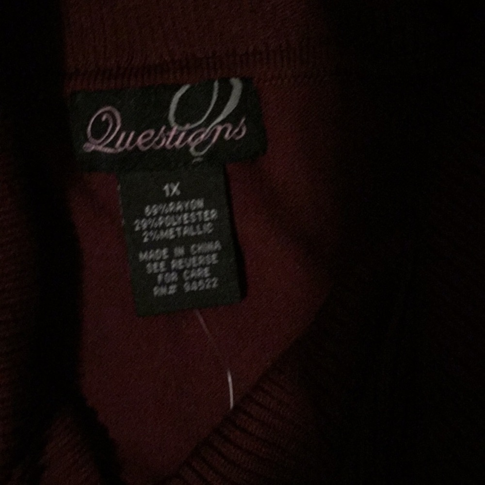 Questions Sweater with sparkle - Picture 4 of 5